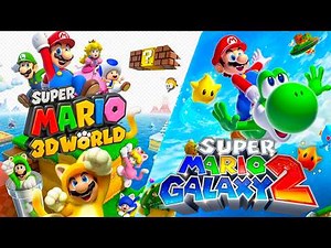Super Mario 3D World + Super Mario Galaxy 2 - 100% Full Game Walkthrough