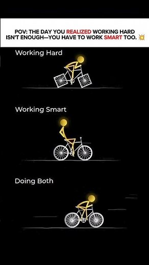 POV: The Day You Realized Working Hard Isn’t Enough—You Have to Work Smart Too. #motivation #viral