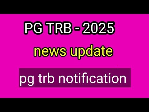 pg trb news update - 2025