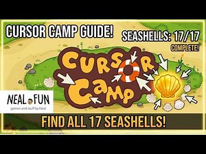 Cursor Camp Walkthrough: How to Find All 17/17 Seashells (Neal.fun)