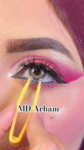 eye lashes tutorial #eyemakeup#shortvideos #vairalvideo #foryou##‪@mdarham8977‬