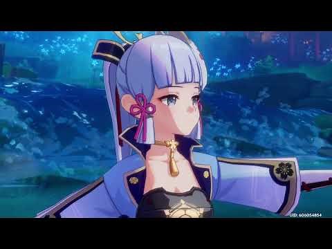 Ayaka Story Quest Final Cutscene - Ayaka dances and Lumine sings (Japanese voice, 1080p)