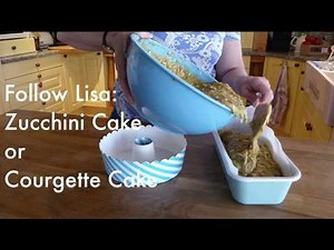 Follow Lisa: Delicious Zucchini Cake (Courgette) Recipe - best toasted with cream cheese!