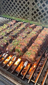 1.4M views · 10K reactions | Steak skewers | Over The Fire Cooking by Derek Wolf | Facebook