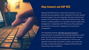 Boost Productivity with SAP Manufacturing Execution System