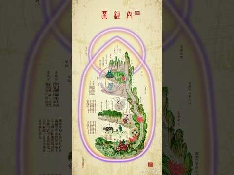 La Carte du Paysage Intérieur Nèi Jīng Tú 內經圖