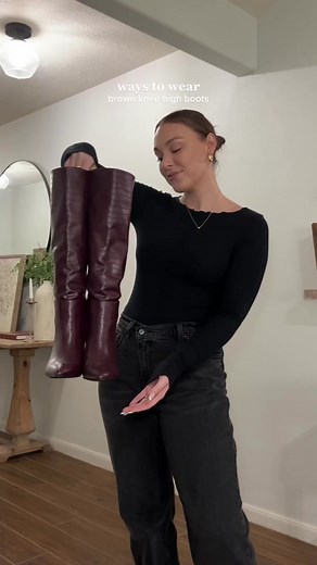 Brown Knee High Boots - Outfit Ideas & Style Inspiration