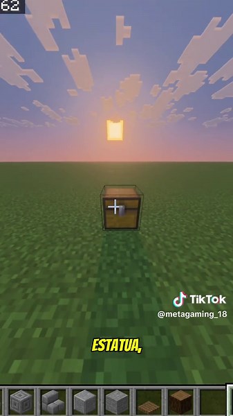Tutorial de como hacer una estatua en minecraft V2 #minecraft #minecraftideas #minecraftdecoraciones