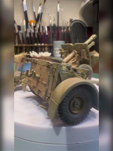 25PDR Gun Quad Tractor Tamiya#