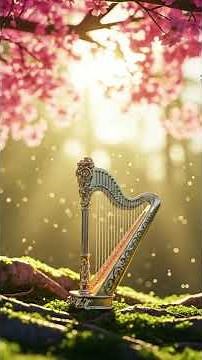 Relaxing Harp Music for Calming the Nervous System and Deep Rest #shorts #harpmusic