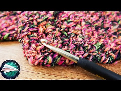 Crocheting with Alpaca Wool | Super Warm Scarf | Learning to Crochet