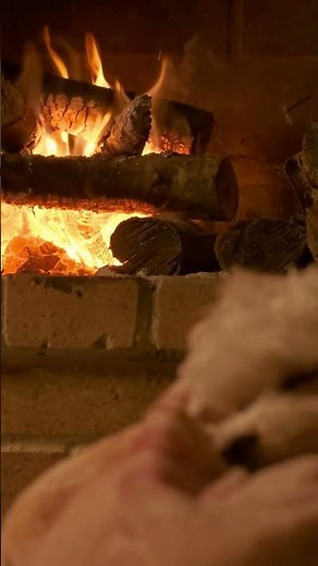 Real Fireplace 8 Hours | Overnight Sleep, Crackling Fire Sounds, No Music (4K) #burningfireplace