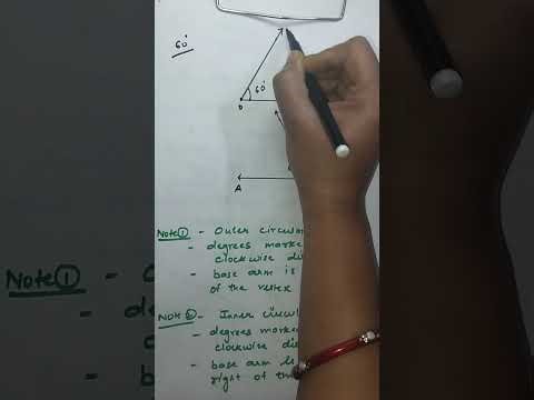 How to use a protractor/Class 6th Maths 