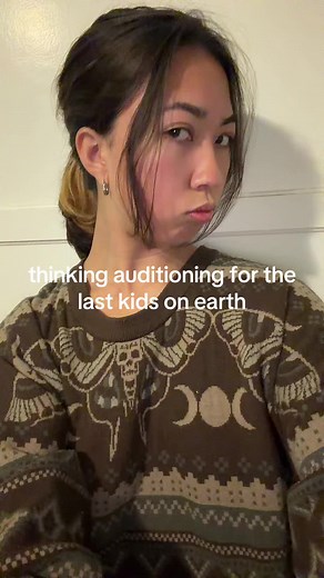 UGH idk do i pass as 16???? i wanna play june but idk if i look young enough #TLKOE #audition #thelastkidsonearth #junedeltoro