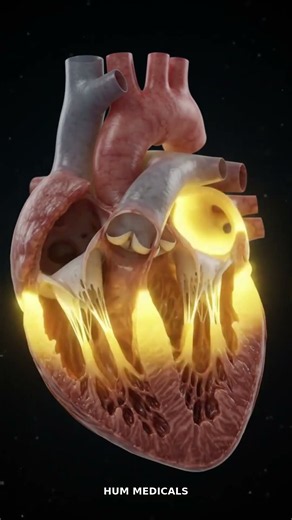 Your Heart's Electrical System: SA Node to Purkinje Fibers #Shorts