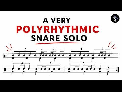A very Polyrhythmic Snare Solo 🥁