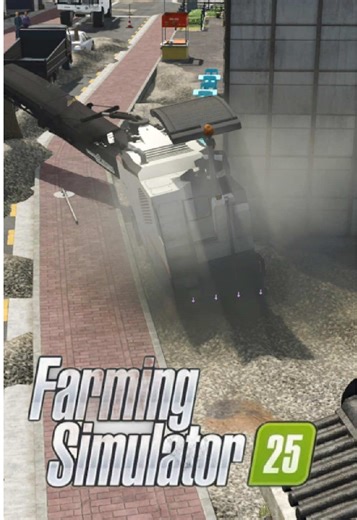 Farming simulator 25 ROAD WORKS AHEAD. #farmingsimulator25 #fs25 #roadwork