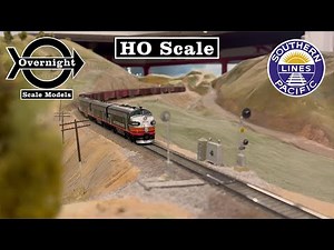 HO Scale Southern Pacific F7 1950's Automobile Train