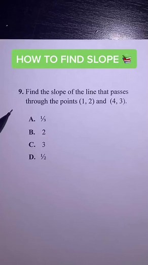 32K views · 1K reactions | Finding Slope #reels #fyp #math #mathematics #numbers #trick #fbreels #explorepage #trend #viral #hacks #MathHelp #mathgenius #education #lessons #reelsfb #mathlove #mathtutor #mathtips #mathisfun #MathWiz #reelsvideo #reelsviral #reelsfb #reelsinstagram #mathreview #MathChallenge #slope | Math Wiz | Facebook