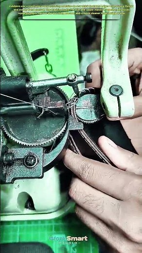 Cobblers Sole Stitching Machine : How Strong Seams Repair Footwear Fast