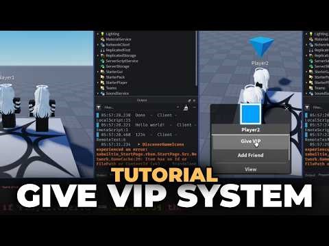 (TUTORIAL) GIVE VIP SYSTEM | ROBLOX STUDIO INDONESIA