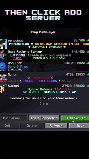 How To Join Hypixel #hypixel #minecraft #minecraftgameplay #gaming #tutorial #tutorials #howto