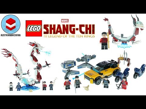 All LEGO Marvel Shang Chi and the Legend of the ten Rings Sets Compilation/Collection Speed Build