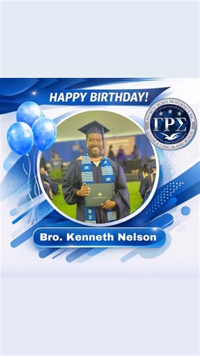 The Gamma Rho Sigma Chapter would like to wish a Happy Birthday to Brother Kenneth Nelson🎉. We celebrate you Brother Nelson for another year of life, blessings and your service with our wonderous band. God bless you. GOMAB🔵⚪️🤘🏾 | Gamma Rho Sigma Chapter of Phi Beta Sigma Fraternity, Inc. - Queens/LI, NY