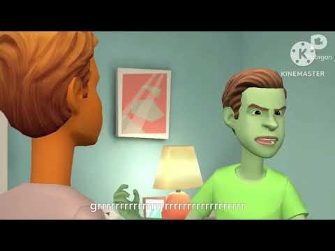 Annoying orange destroy mickey mouse computer and gets grounded