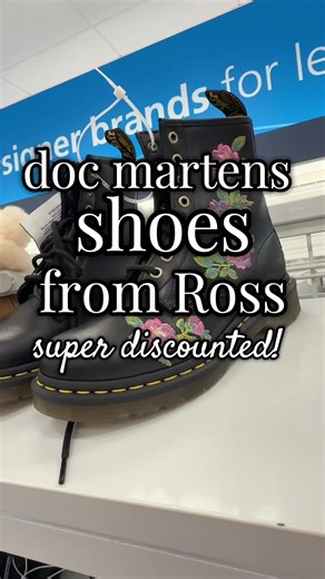 doc marten shoe finds from @Ross Dress for Less 🥾 #shoes #shopping #ross #discount #clearance