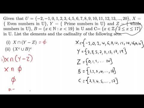Set Theory ~ Practice Question 