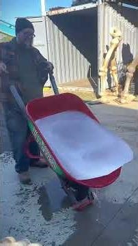 When the snow falls like a stone. !!!#asmrvideo #ice #funny #fypシ