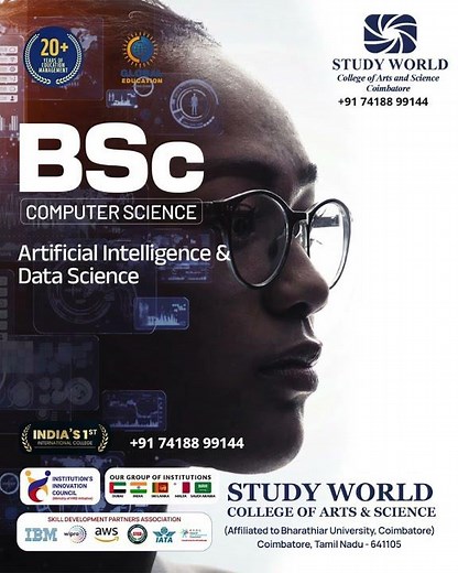 BSc Computer Science Artificial Intelligence and Data Science | GLOBAL EDUCATION TAMIL | 90033 81888