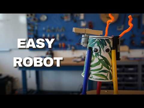 Simple Drawing Robot Project for Kids - DC Motor Science