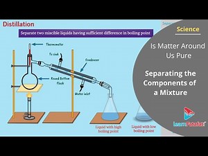Matter Around Us Pure Class 9 Science - Separating the Components of a Mixture