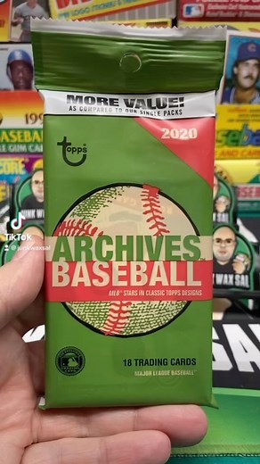 2020 Topps Archives Baseball Value Pack #junkwaxsal #hotgarbage #2020topps #2020toppsarchives #toppsarchives #baseball #baseballcards #packopening #sportscards #mlb | Junk Wax Sal