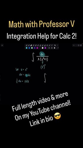 Help with Calc 2 Integrals! Can you solve this one? Math with Professor V