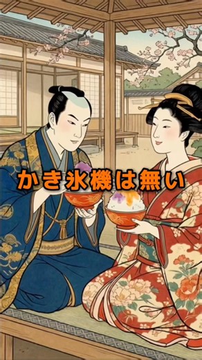 【江戸のかき氷職人の1日ルーティーン】かき氷機は無い。だが「かんな」がある。 #江戸時代 #歴史 #雑学