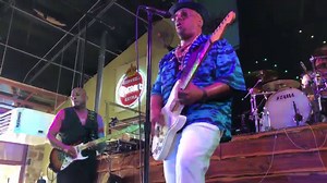 Dysfunkshun Junkshun absolutely SLAYING at Starlight tonight- so much energy and excitement going on right now!! They'll be out here until 10 tonight, so if you're looking for a perfect way to spend your Saturday night that involves food, drinks, dancing, and a perfect view, come on down to The Oasis! | The Oasis on Lake Travis