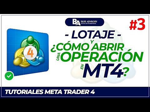 LOTAJE Y COMO ABRIR UNA OPERACIÓN EN MT4 - TRADING