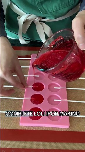 Intro to poured lollipop making