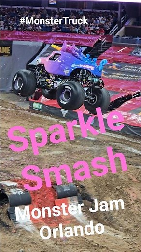 Check Out Sparkle Smash's Complete Freestyle Performance at Monster Jam Orlando #monstertruck