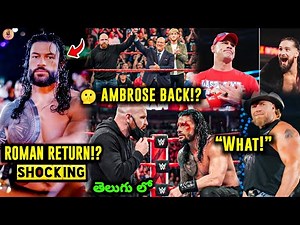 😳🔥Roman Reigns RETURN DATE Revealed!? Dean Ambrose Spotted Backstage… What’s Going On!? 👀🤫”