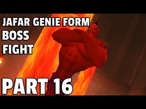 JAFAR GENIE FORM BOSS FIGHT - AGRABAH - KINGDOM HEARTS 1 HD (KH) Walkthrough Gameplay - Part 16