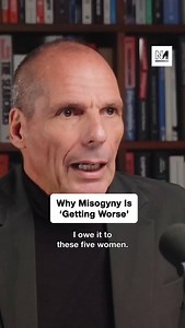 Novara Media on Instagram: "“I was socialised through misogyny, like most boys. I still remember as an eight-year-old, nine-year-old, that our socialisation process as boys revolved around hating girls.” Economist @yanis.varoufakis told @aaronjohnbastani in October that the women in his life made him a feminist and explained why misogyny is worsening as politics moves to the right. Watch the full episode of Downstream on Novara’s YouTube channel."