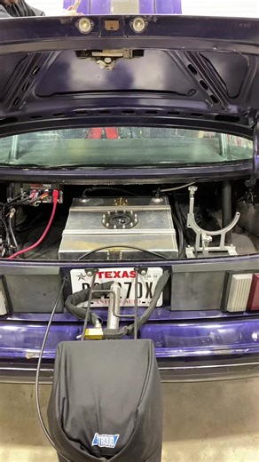 12 hours in day two….. getting close….. ignition box and nitrous is all that’s left and she is back on the trailer headed home! We do have to program the switch pros…..