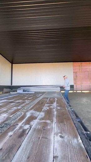 4.6K views · 499 reactions | Installing rigid insulation around the perimeter of our HQ to create a thermal break for the concrete slab! This will help the heated slab retain its heat and prevent frost from coming through it  #CinchCarpentry #QualityOverQuantity #PostFrame #WorkShop #Headquarters #Rigid #Insulation #Foam #Concrete #Slab #InFloorHeating #Boiler #Alberta | Cinch Carpentry | Facebook