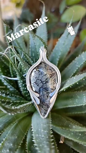მარკაზიტი & ვერცხლი🥰 Marcasite in silver🥰 wire wrapping | LKh_jewelry