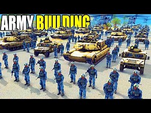 The New Modern ARMY BUILDING Simulator has DEADLIEST Invasion Battles!
