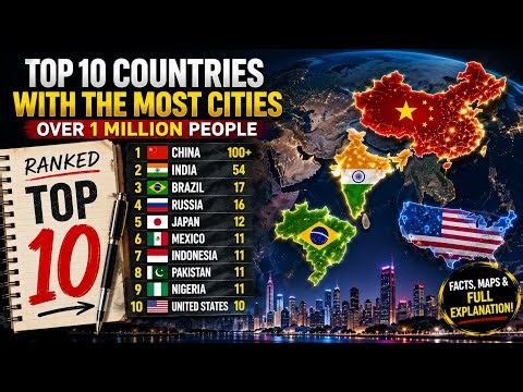 Top 10 Countries with the Most Million-Population Cities | Full Documentary